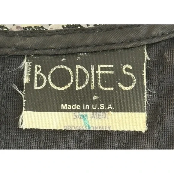 VTG Sparkly Sequin Halter Top M Sleeveless Glittery Party Night Club Disco Y2K - Picture 2 of 15